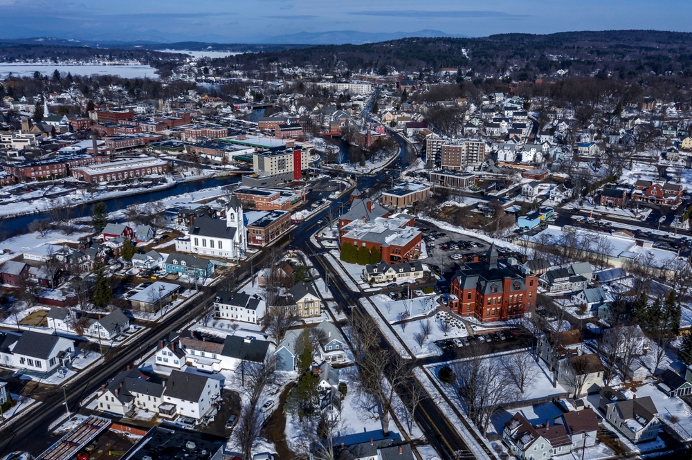 Overlooking downtown Laconia, NH